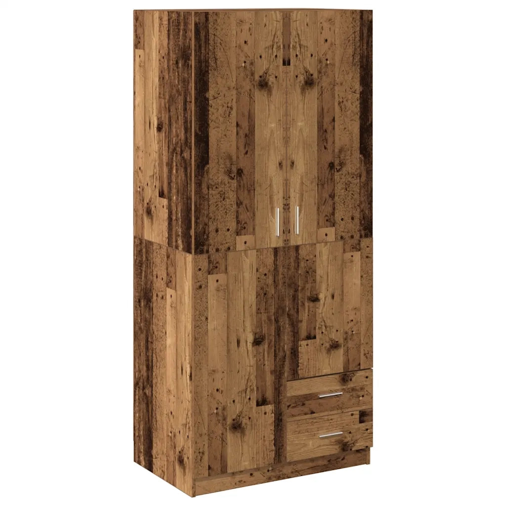 Armadio Legno Antico 80x52x180 cm in Truciolato 855886
