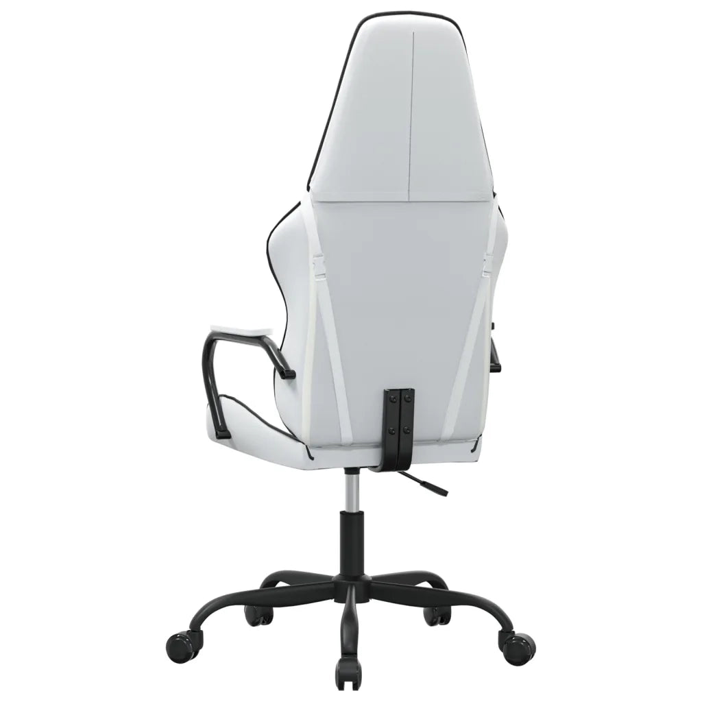 Sedia da Gaming | Sedia da e-sports Bianco e Nero in Similpelle