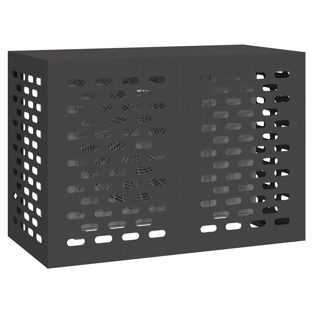 Copertura per condizionatore d'aria Nero 100 x 50 x 70 cm 865897