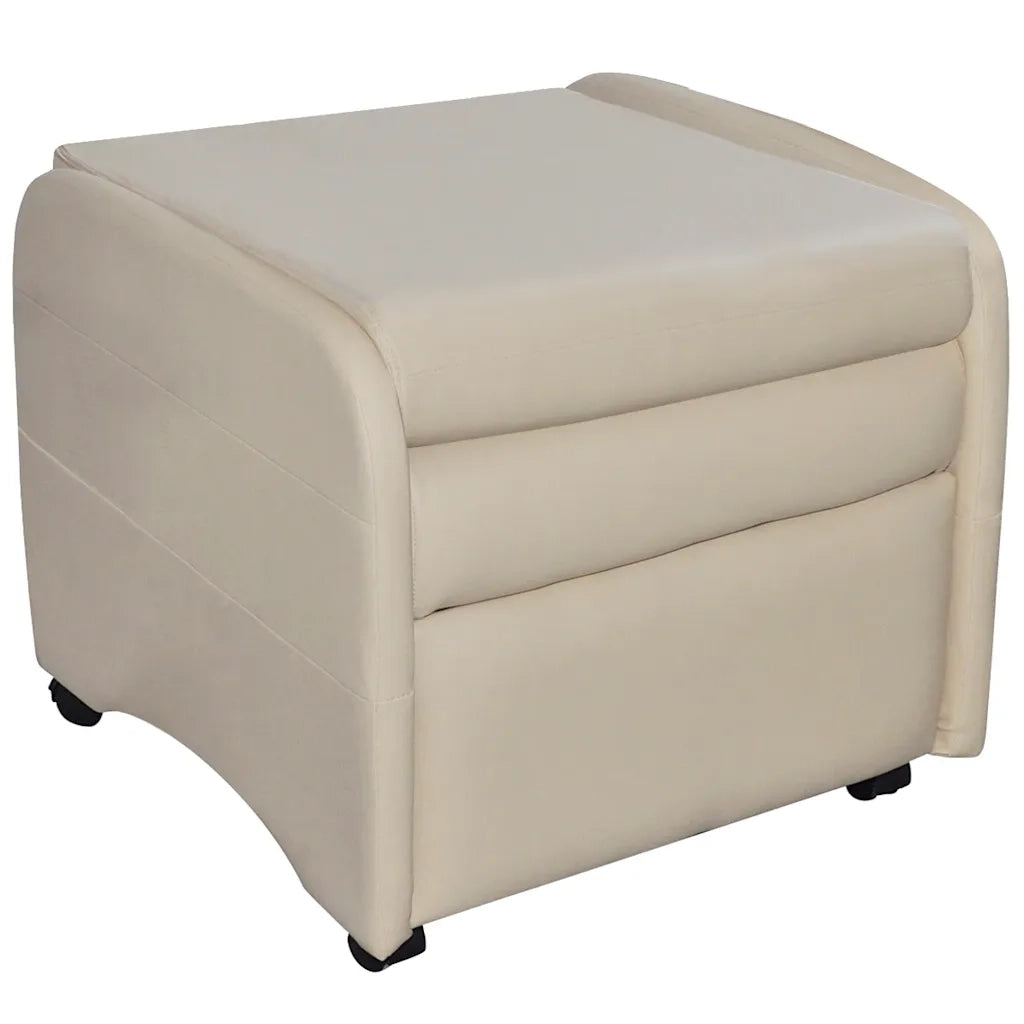 Poltrona Reclinabile Crema in Similpelle cod mxl 12725