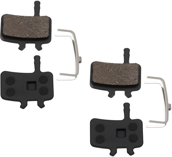 Blocchi freno a disco Semi-Metallici - Blocchi freno PROMAX DC905/DC907/DC908 - 2 Paia - Inclusi Perni di Rinvio - Potenza Frenante affidabile - Adatto per Biciclette