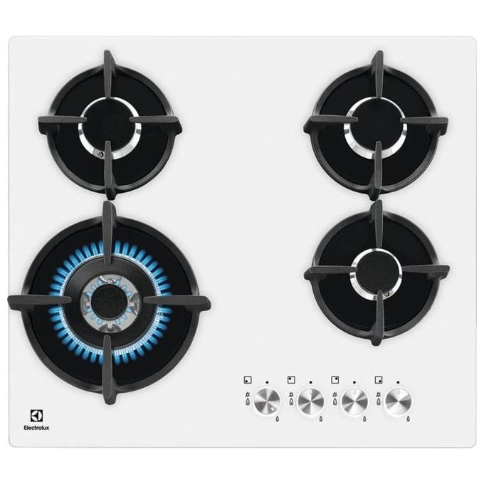 Electrolux KGG6437W Piano cottura Serie 600 Gas on Glass 60cm