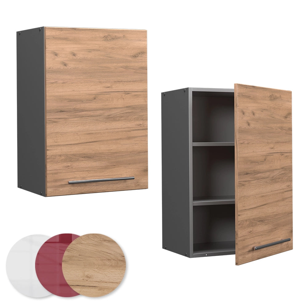 Pensile da cucina Fame-Line Rovere dorato/Antracite 50 cm Vicco