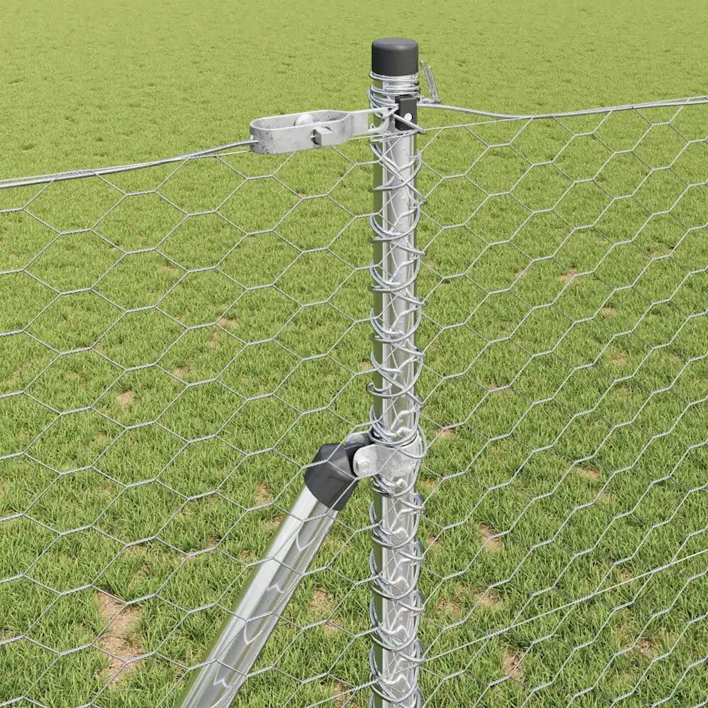 Palo della recinzione Argento 50 x 1,2 m (rete da 36 mm)
