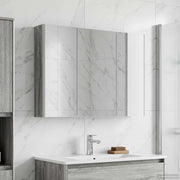 Mobiletto per specchio da bagno Grigio Sonoma 889276