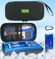 Borsa Insulina Portatile con Sistema a Controllo di Temperatura e Ghiaccio per Utilizzo Sicuro