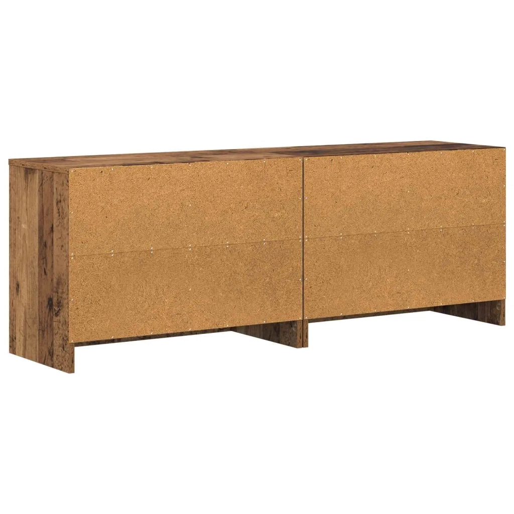 Armadietto per letto 2 pz Legno antico 66 x 33 x 48 cm CFW5218305