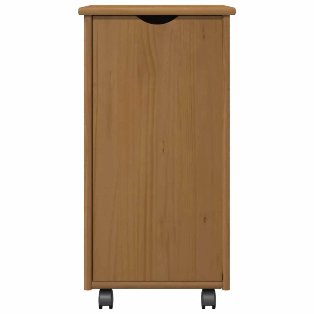 Mobile con Ruote con ruota Marrone miele 34 x 39 x 65,5 cm 42028356