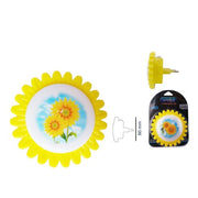 Trade Shop - Luce Led Notturna Forma Fiore Giallo Luce Bianca Lampada Cameretta Bimbi Dt-2188 -
