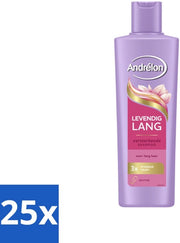 25 x Shampoo per Capelli Crespi - 250 ml - Fortificazione dei Capelli - Biotina Shampoo - Cura dei Capelli Lunghi - Prevenzione della Frangia - Capelli Salvi e Sani