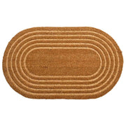 Zerbino in fibra pressata marrone 75x45