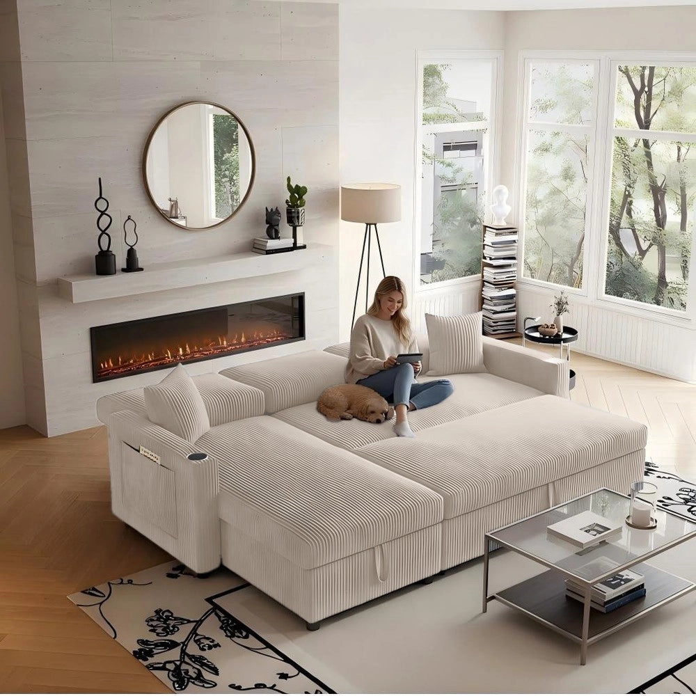Divano Angolare Letto con Contenitore ¨C Xylo ¨C Modulare, Chaise Longue