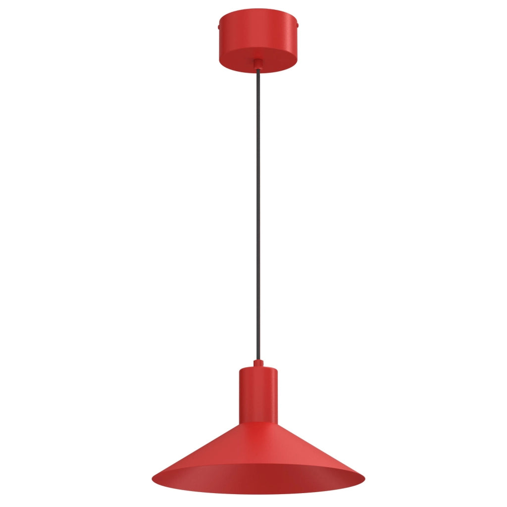 Lampada a sospensione Nox rossa metallo 1xGU10 Luminex