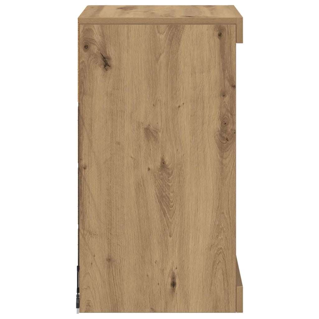 Madia LED Rovere artigianale 41 x 37 x 67 cm Legno multistrato 863052