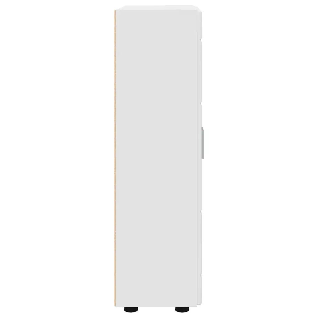 Credenza FLORIN Bianco 55,5 x 29 x 100 cm Legno multistrato