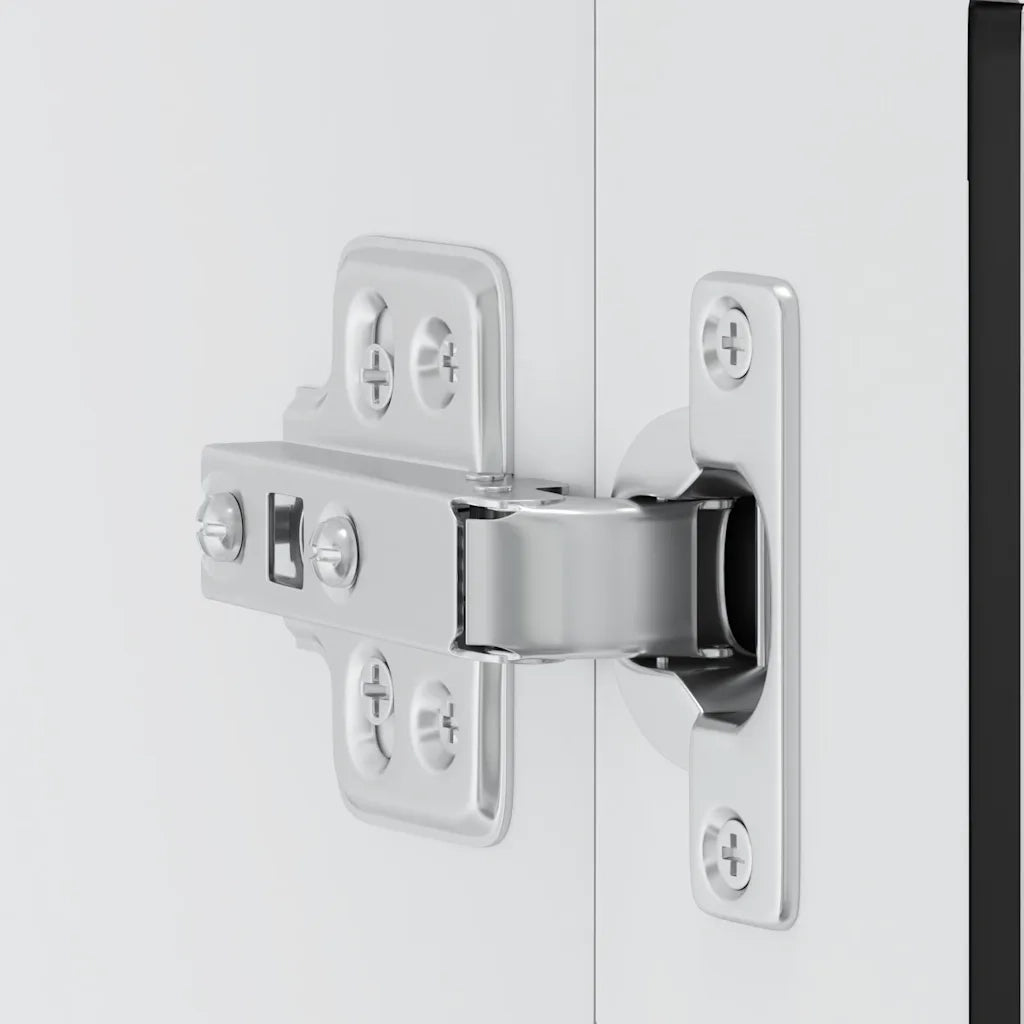 vidaXL Pensile da Cucina con Porta in Vetro Porto Nero