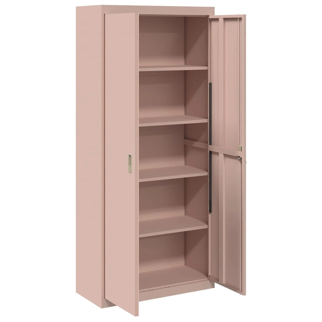 Armadio Rosa 90 x 40 x 200 cm Acciaio