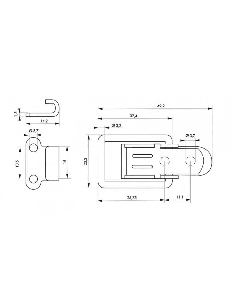 Chiusura a leva H 36 mm – THIRARD