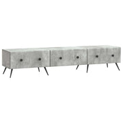 Mobile TV con cassetto-Credenza per TV Grigio Cemento 147 x 34,5 x 30 cm 690059
