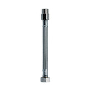 TUBO flessibile gomma DN10  1/2"M LUNGO-1/2"F L 25 CM bagno lavandino