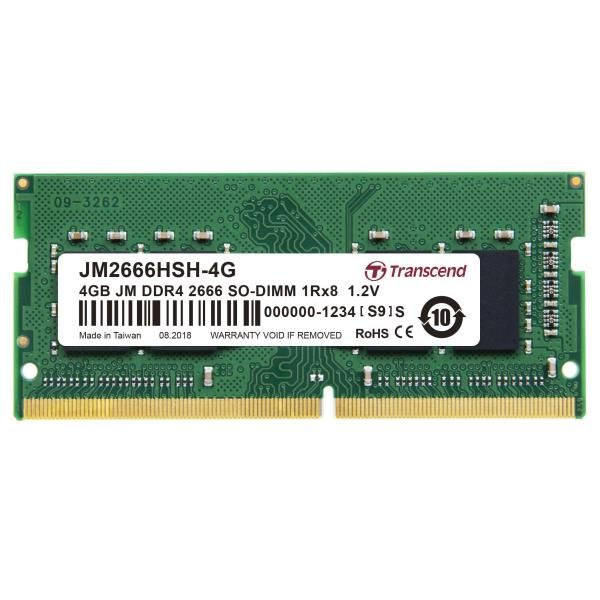 4gb jm ddr4 2666 so-dimm 1rx8 - JM2666HSH-4G