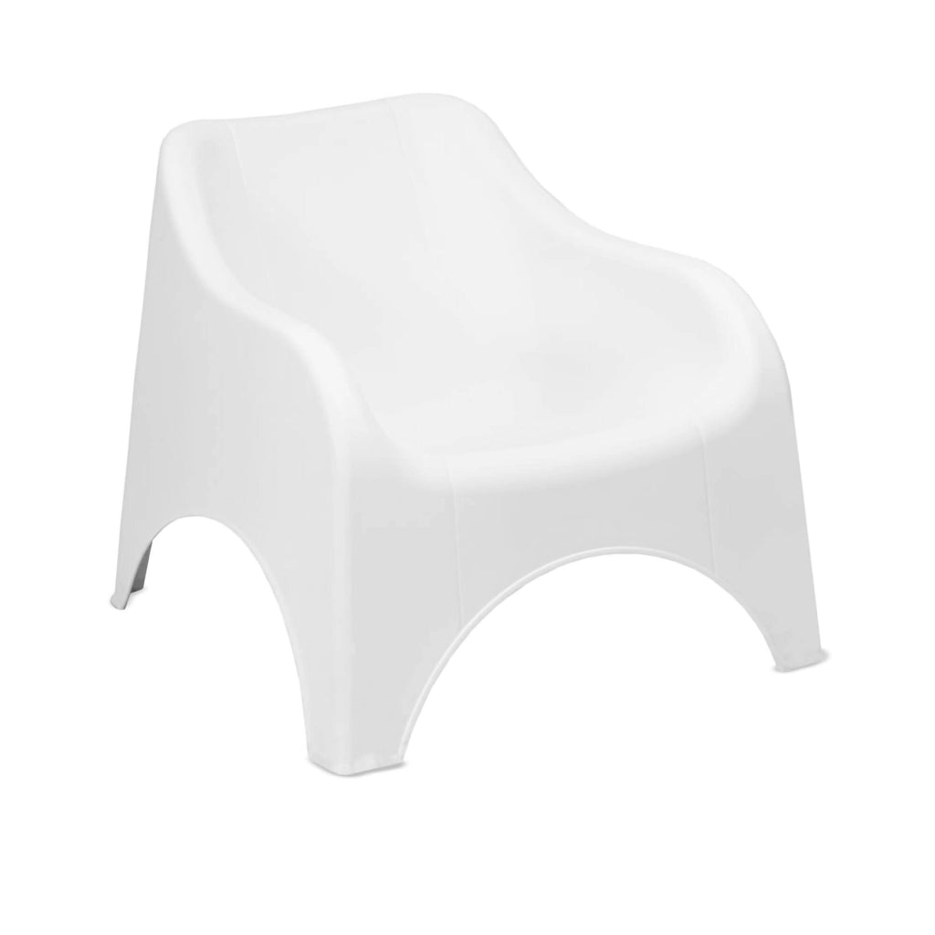 Agri, Poltrona da Esterno una Sedia Made in Italy, 81x79 cm Bianco