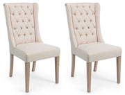 Set 2 Sedie 51x63x104h cm Columbia Beige