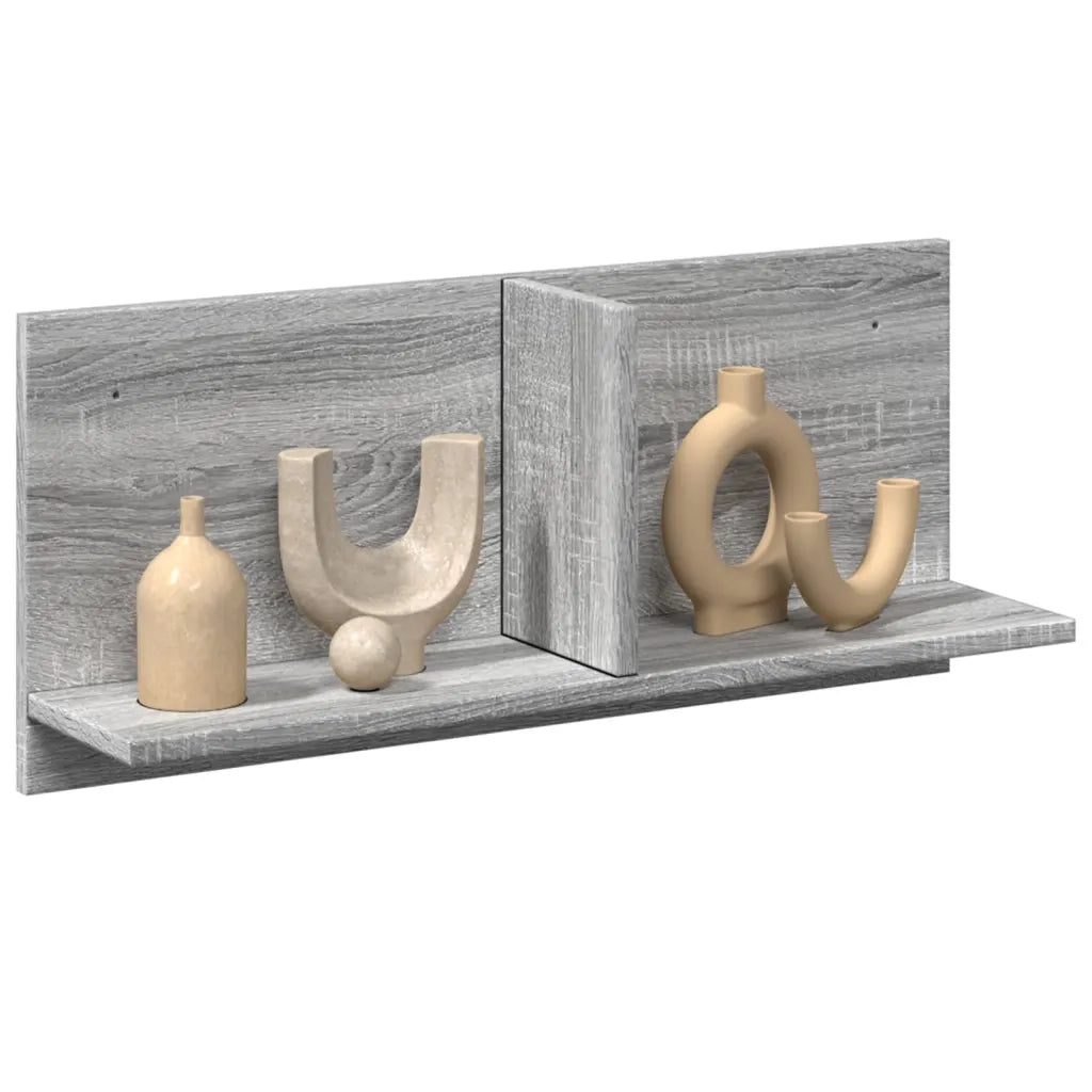 Armadietto a Muro | Mobile a Parete 70x16,5x30cm Grigio Sonoma in Legno Multistrato