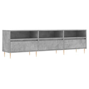 Mobile TV multimediale mensola TV credenza TV per sala da pranzo soggiorno camera da letto 150 x 30 x 44,5 cm legno ingegnerizzato grigio 02_0025973