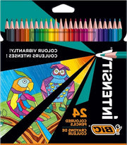 Pitture acriliche da uso generale - 24 colori - pigmenti inorganici - non tossici - in scatola di cartone