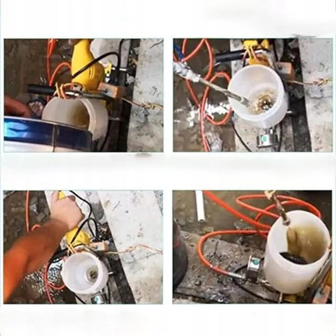 Pompa Iniezione Alta Pressione PI-PUMP 9999 – 15000 PSI, 910W | Per Iniezioni Cemento e Sigillatura Fessure