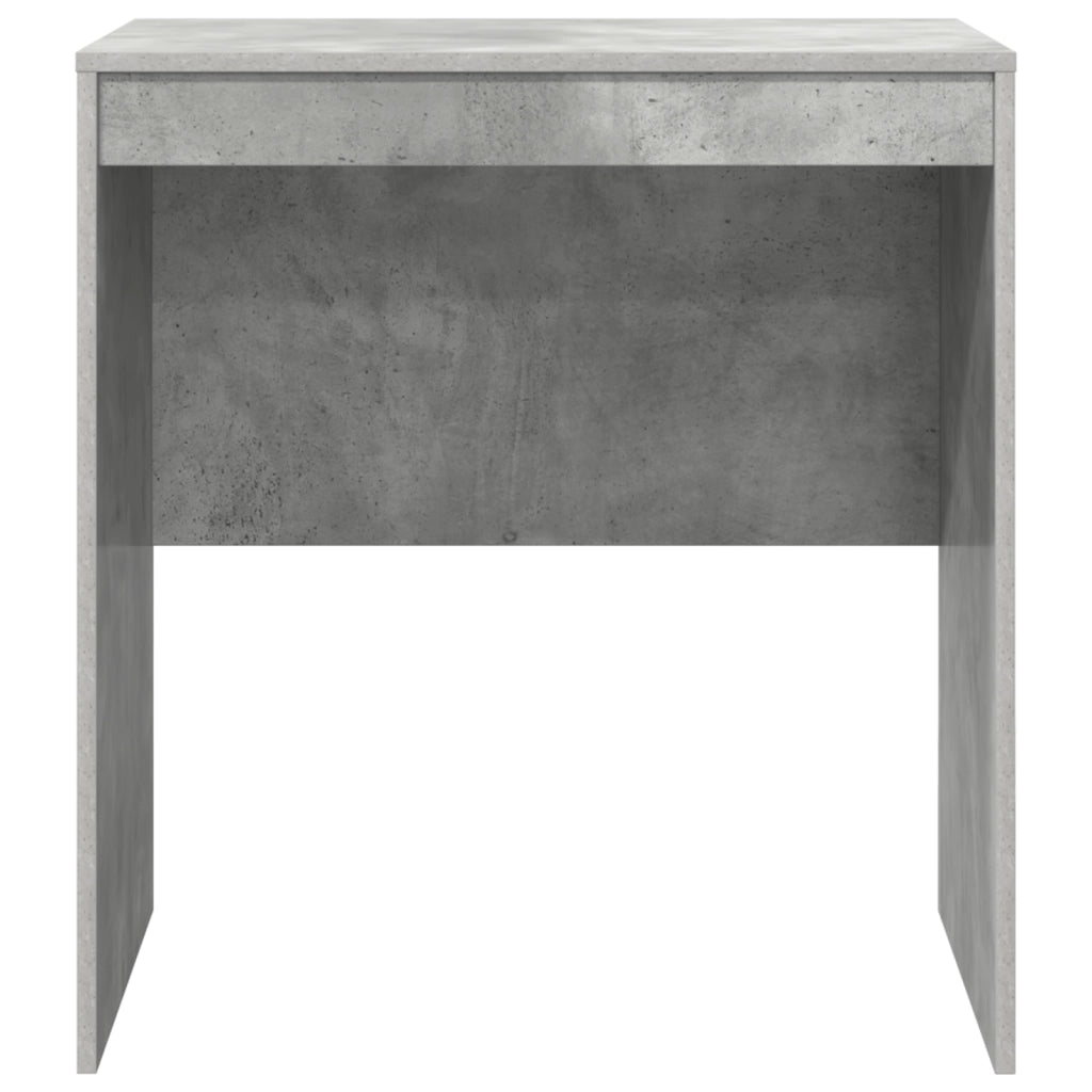 Scrivania Grigia cemento MDF con effetto cemento 70 x 50 x 76 cm