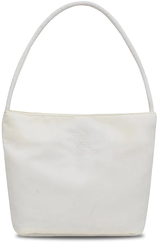 Borsa a Spalla per Donna, Borsa per Shopping, Borsa in Velluto con Cerniera, Borsa a Spalla per Ufficio e Viaggio, Borsa per Donna, Borsa per Ufficio e Scuola, Bianca.