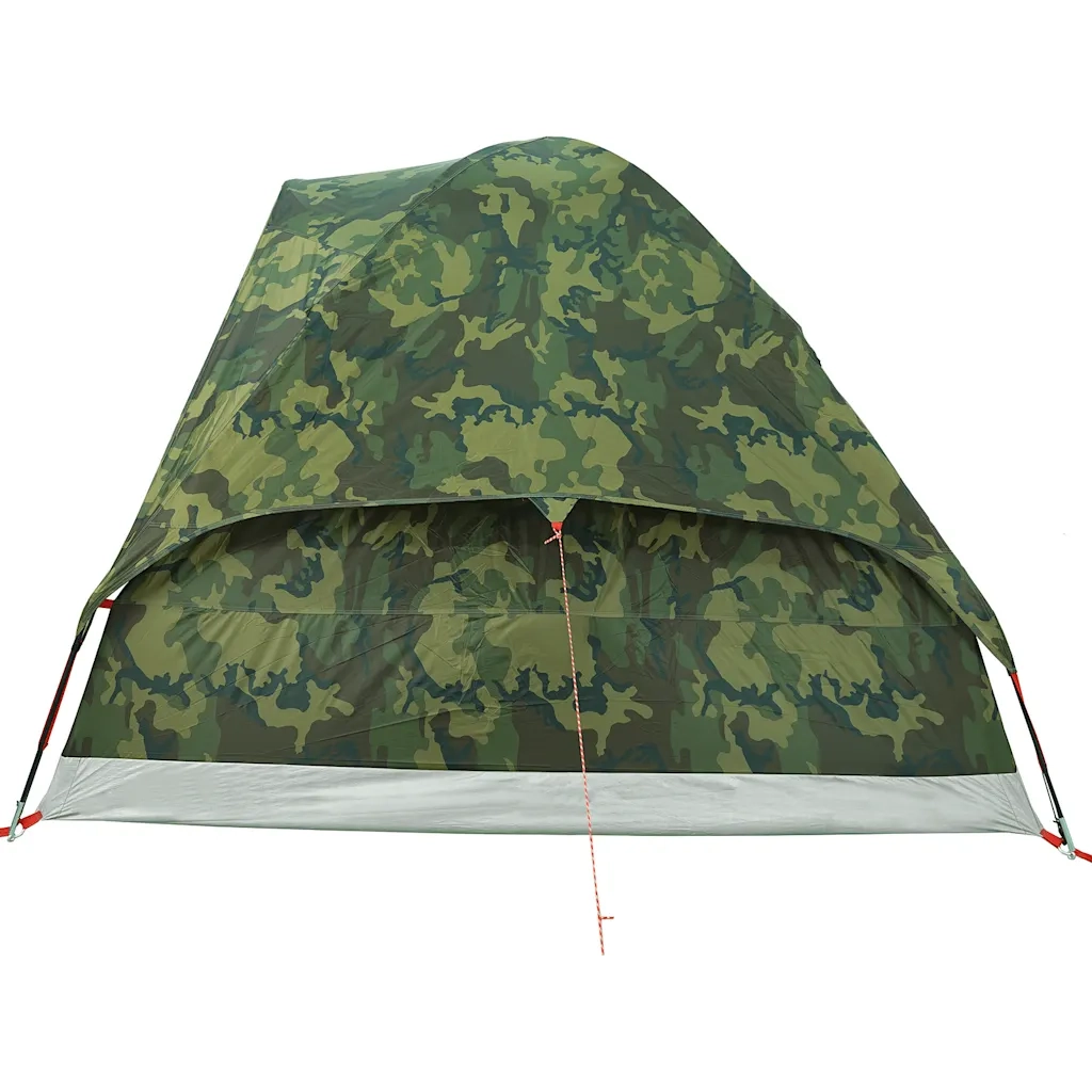 Tenda da Campeggio a Cupola per 6 Persone Mimetica Impermeabile 4009647