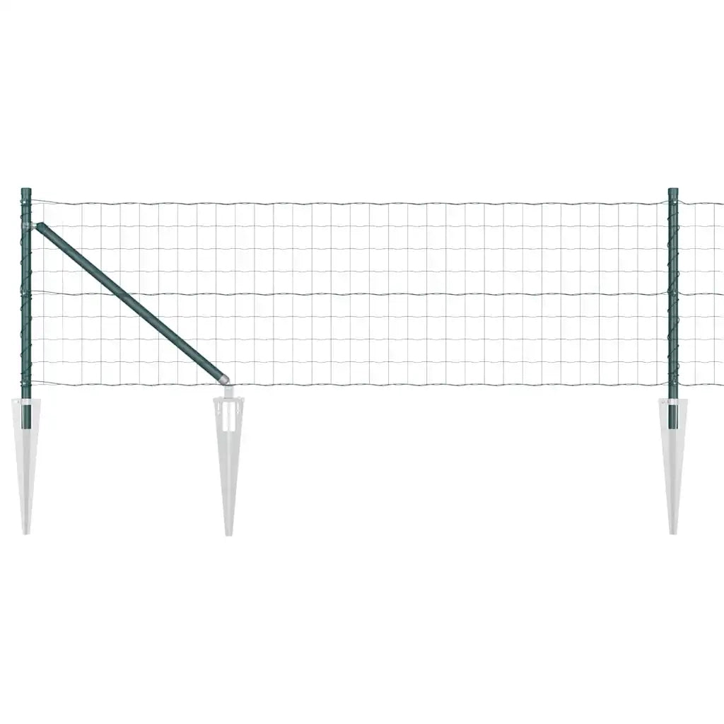 Recinzione con Posto Verde 0,6 x 50 m Acciaio e PVC 3350625