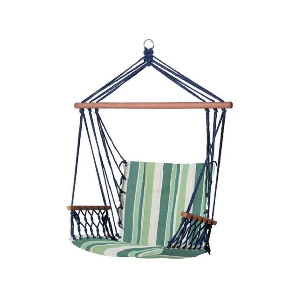 Trade Shop - Amaca Sedia Sospesa Multicolore 100x50x3cm In Tessuto Campeggio Giardino 69607a -