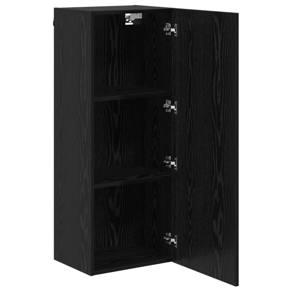 Mobile TV da parete Rovere Nero 40,5 x 30 x 102 cm 882941