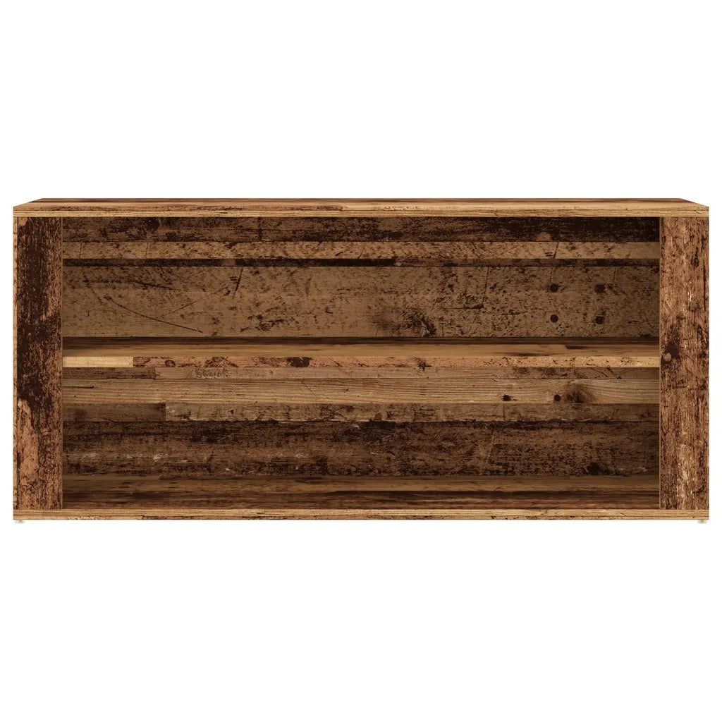 Scarpiera Legno Vecchio 100x35x45 cm in Truciolato