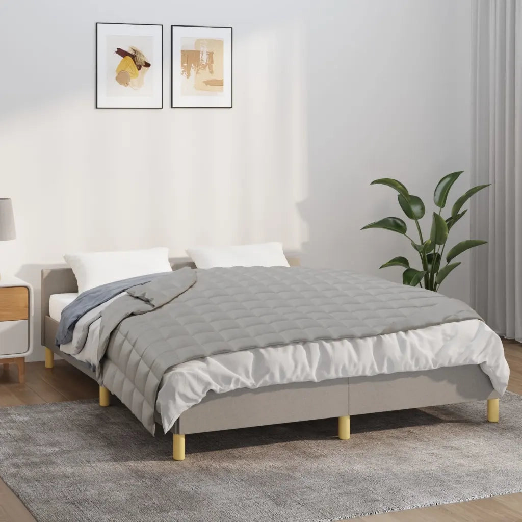 Coperta Ponderata Grigia 152x203 cm 7 kg Tessuto cod mxl 75288
