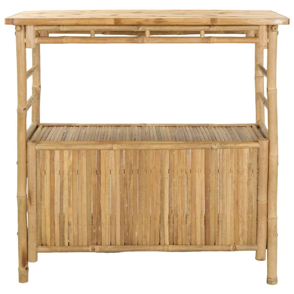 Tavolo da bar da esterno Naturale 110 x 50 x 105 cm Bambù 42028063
