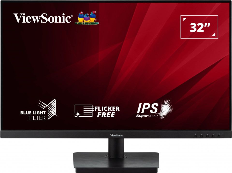 Viewsonic va va3209-2k-mhd monitor pc 81,3 cm (32") 2560 x 1440 pixel quad hd nero