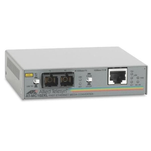 Allied telesis at-mc102xl convertitore multimediale di rete 100 mbit/s - AT-MC102XL-60