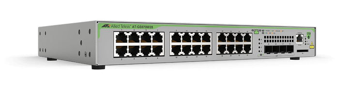 Allied telesis gs970m gestito l3 gigabit ethernet (10/100/1000) 1u grigio - AT-GS970M/28PS-50