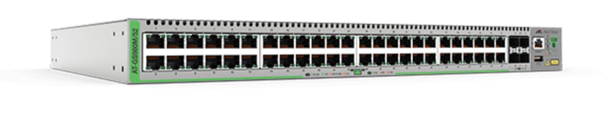 Allied telesis at-gs980m/52-50 gestito gigabit ethernet (10/100/1000) grigio