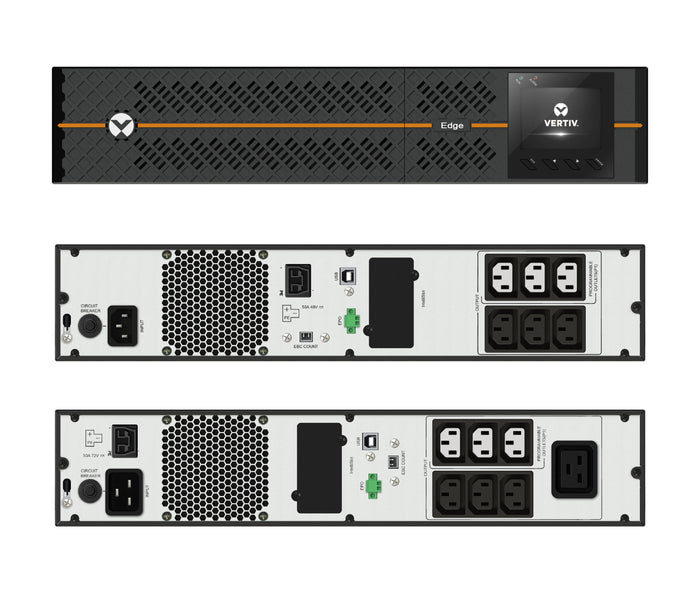 Vertiv liebert ups edge, 3300va 2700w, line interactive, avr, montaggio tower/rack - EDGE-3000IRT2UXL