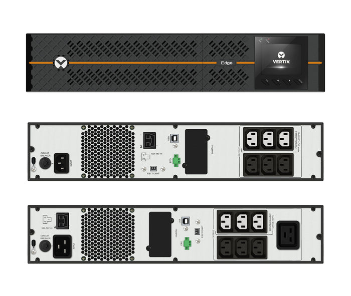 Vertiv liebert ups edge, 3300va 2700w, line interactive, avr, montaggio tower/rack - EDGE-3000IRT2UXL