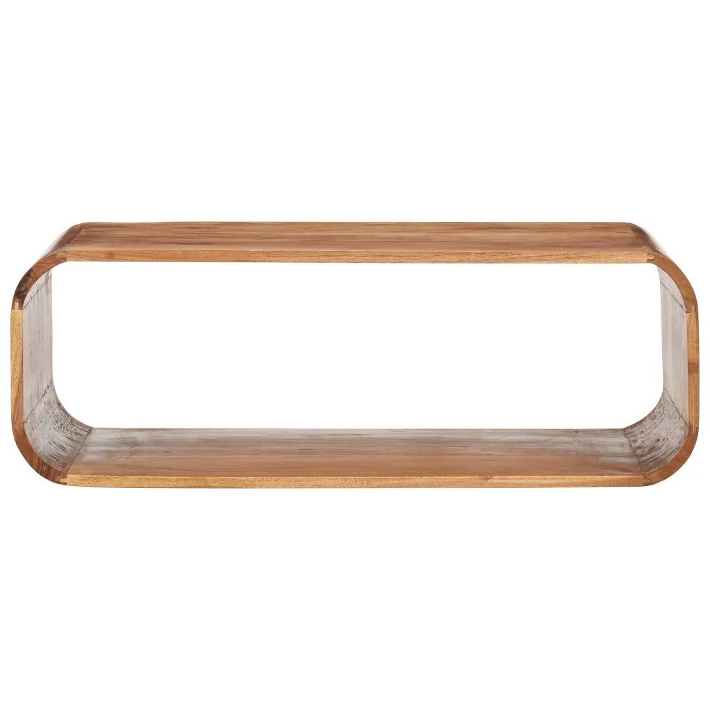 Tavolino da Salotto-Tavolino da soggiorno-Tavolo 90x50x30 cm in Legno Massello d'Acacia