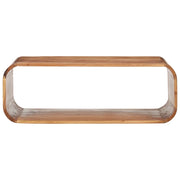 Tavolino da Salotto-Tavolino da soggiorno-Tavolo 90x50x30 cm in Legno Massello d'Acacia
