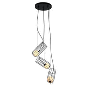 Lampadario Italux Coco moderno nero 3 luci G9 MDM-3941/3