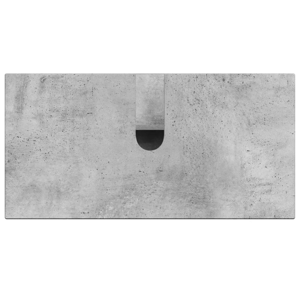 Armadio per Lavabo da Bagno ZWOLLE Grigio Cemento 896348